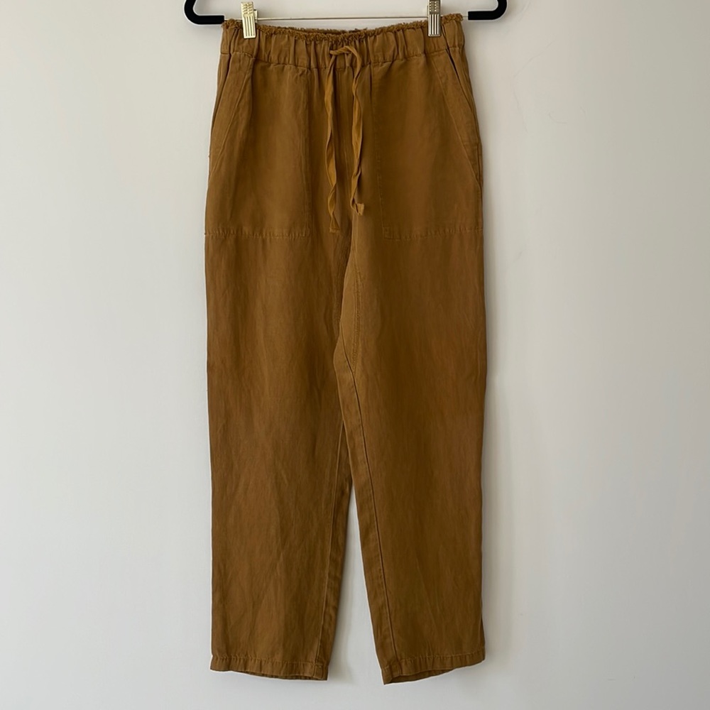 Zara Brushed Linen Trousers